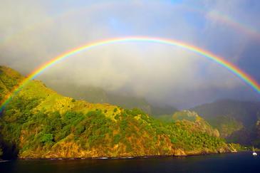 Fatu Hiva, Rainbow, Marquesas Islands French Polynesia © Etienne Pierart